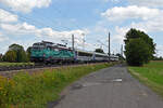 Am 02.08.26 f�hrte 370 072 der Cargounit f�r die PKPIC den EC 132 aus Wroclaw Glowny kommend durch Radegast Richtung Leipzig.
