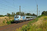 Mit dem EC 134 aus Wroclaw Glowny rollte 370 094 der PKPIC am 02.08.26 durch Wurzen Richtung Leipzig.