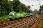 193 990-0 mit Flixtrain in Wuppertal, Juli 2019.