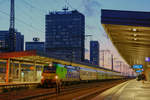 193 826  Europa  mit Flixtrain in Essen Hbf, Dezember 2019.