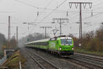 193 432-2 (ELL / FlixTrain) mit dem FLX 1233 in Richtung Berlin Ostbahnhof in Essen Frohnhausen, 25.