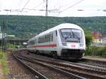 Dieser IC fuhr am 16.05.07 von Nrnberg Hbf nach Karlsruhe hbf, hier bei der Ausfahrt des Bahnhofs Aalen.