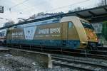 DB 101 071  Zeit f�r Gold  mit IC2229 in Wuppertal Hbf, Februar 2018.