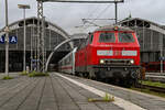 D-DB 218 307-7, D-DB 80-91 163-8 (Bpmmbdzf 286.1) und D-DB 101 067-7 fuhren am 03.08.2025 als IC 2262 nach Ostseebad Binz (WBI).