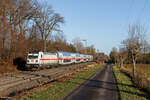 147 561 (DB) mit IC 2203 Richtung Köln Hbf in Senden Bösensell, 30. Dezember 2025