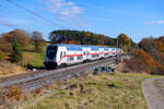 IC 2068 (Nürnberg Hbf - Karlsruhe Hbf) bei Ansbach, 09.11.2021