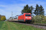 101 056-0 (DB) mit dem IC 2157 in spe, in Kaarst, 8. April 2026