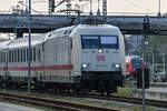 D-DB 101 013-1 zog am 15.04.2026 ihren IC 2264 von Hamburg Hbf (AH) nach Lübeck Hbf (AL). Kurze Zeit später zog 218 397-8 den Zug weiter nach Bad Kleinen (WK), wo 101 013-1 die Fahrt nach Rostock Hbf (WR) fortsetzte. 