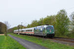 101 039-6  Fahrtziel Natur  (DB) mit dem IC 2155 Richtung Gera in B�nen Nordb�gge, 12. April 2026