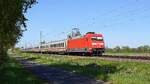 DB Fernverkehr 101 136-0 (91 80 6101 136-0 D-DB) mit IC 2311  Nordfriesland  Westerland [Sylt) - K�ln Hbf (bei Lembruch 30.04.2026).
Dies war die letzte Fahrt eines IC 2311.
