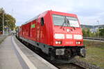  Ad� IC - vorletzter Betriebstag der ICs auf der Mitte-Deutschland-Verbindung. DB 245 025 mit Abschiedsgru� am IC 2151 von Gotha nach Gera Hbf, am 19.09.2026 in Jena-G�schwitz.