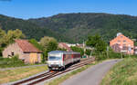 628 501  Hörnum  als RB 12959 (Lauterecken-Grumbach - Kaiserslautern Hbf) in Wolfstein 19.5.25