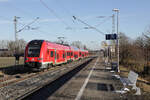 1 462 057 ff mit RE 3 (4063) Passau - München, Pulling (b. Freising), 27.01.2026