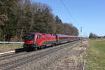 1116 210 aus Salzburg kommend am 19. März 2025 bei Hufschlag.