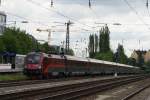 1116 205 + 1116 210 mit Railjet in M�nchen Heimeranplatz am 30.05.09