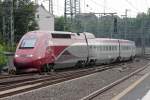 Thalys 4343 bei der Einfahrt in D�sseldorf Hbf. 20.7.2013