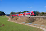 RE 4861 (Nürnberg Hbf - München Hbf) bei Parsberg, 23.02.2022