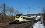 463 012 + 463 023 als RB17175 (Freiburg(Breisgau) Hbf - Basel Bad Bf) am 13.01.2021 in Schallstadt.