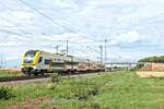 1462 501-6 als RE (Offenburg - Basel Bad Bf) am frühen Nachmittag des 28.06.2020 südlich von Auggen.