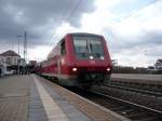 IRE 3256/22486 aus Aulendorf/Rottenburg (Neckar) ist soeben im Reutlinger Hbf eingefahren.