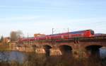 RB 15359 ist auf der Fahrt von Frankfurt/Main Hbf nach Heidelberg Hbf.