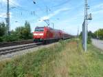 Auch am 14.08.2012 kam die schne 146 109-4 mit ihrem RE aus Basel in Richtung Offenburg.