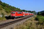 Noch gibt es lokbespannten Reisezugverkehr im Altmühltal.