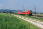 440 810-0 und 440 325-9 mit RB 58113 Würzburg - Treuchtlingen bei Wettelsheim, 24.09.2016