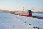 RE 4863 von Nürnberg Hbf nach München Hbf bei Seubersdorf, 21.01.2017