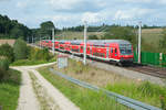 RB 59097 von Nürnberg Hbf nach München Hbf bei Petershausen, 21.08.2017