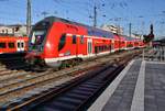 445 051-9 erreicht am 17.11.2018 als RE54 (RE4620) von Bamberg nach Frankfurt(Main) Hauptbahnhof den Würzburger Hauptbahnhof.