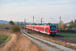 440 320 als RB 58125 von Karlstadt nach Treuchtlingen bei Lehrberg, 09.10.2018