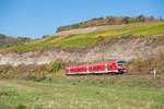 440 802  Hagenbüchach  als RB 58049 von Jossa nach Bamberg bei Himmelstadt, 13.10.2018