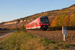 440 825 als RB 58069 von Jossa nach Bamberg bei Thüngersheim, 13.10.2018