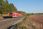 440 323 als RB 58800 von Nürnberg Hbf nach Neustadt an der Aisch bei Hagenbüchach, 17.10.2018