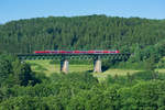 RE 4860 (München Hbf - Nürnberg Hbf) beim Laberviadukt in Deining, 27.06.2019