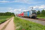 193 805 als RE 4967 (Coburg - Nürnberg Hbf) bei Vach, 21.07.2019