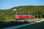 111 055 mit der RB 59104 (München Hbf - Nürnberg Hbf) bei Dollnstein, 24.07.2019