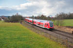 RE 4861 (Nürnberg Hbf - München Hbf) bei Postbauer-Heng, 30.11.2019