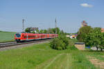 440 324 als RB 58155 (Würzburg Hbf - Treuchtlingen) bei Herrnberchtheim, 16.05.2020