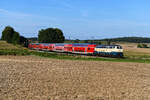 Leider inzwischen Geschichte sind die Einsätze der Baureihe 218 zwischen der bayerischen Landeshauptstadt und Buchloe.