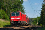 146 241 DB Regio mit dem RE 4858 (München Hbf - Nürnberg Hbf) bei Mimberg, 23.06.2020