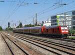 DB 245 014 mit der RB 27034 von Mühldorf (Oberbay) nach München Hbf, am 30.07.2021 in München Heimeranplatz.