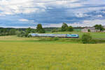 223 067 mit ALX 79852 (Hof Hbf - München Hbf) bei Eschldorf, 10.07.2020