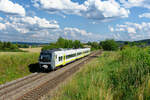 440 417 agilis als ag 84338 (Regensburg Hbf - Parsberg) kurz vor Parsberg, 20.07.2020