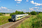 440 105 agilis als ag 84202 (Plattling - Neumarkt (Oberpf)) bei Parsberg, 20.07.2020