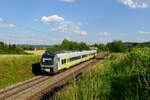 440 411 Agilis als ag 84340 (Regensburg Hbf - Parsberg) kurz vor Parsberg, 20.07.2020