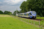 ET 329 als M 79071 (München Hbf - Kufstein) bei Großkarolinenfeld, 23.07.2020