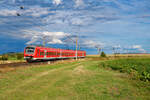 440 038 DB Regio als RB 58124 (Treuchtlingen - Würzburg) bei Uffenheim, 02.09.2020