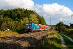 146 246 DB Regio  Bahnland Bayern  mit dem RE 4860 (München Hbf - Nürnberg Hbf) bei Postbauer-Heng, 11.09.2020